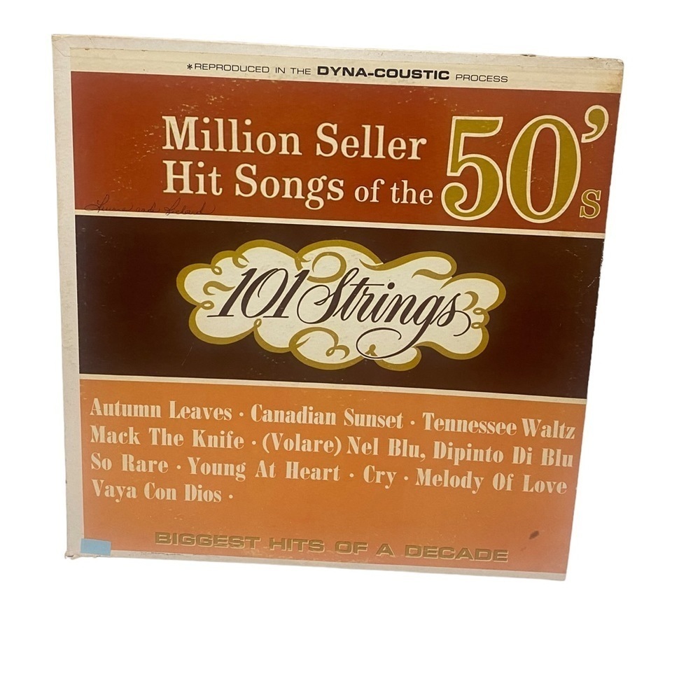 Vinyl Record Album “Million Seller Hit Songs of the 1950s”-101 Strings
